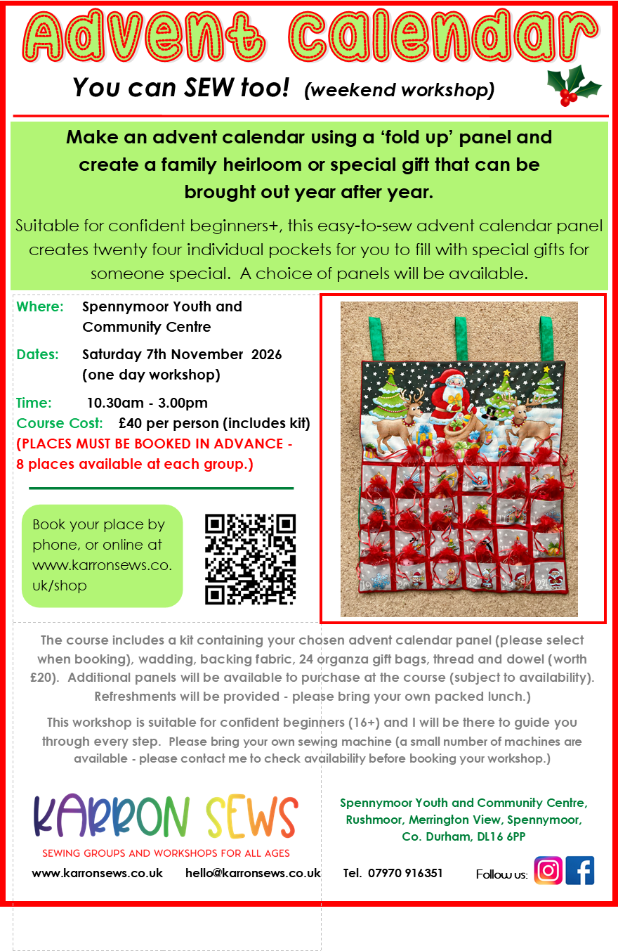 Advent Calendar Workshop