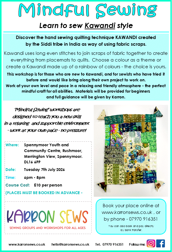 Kawandi Workshop - Spennymoor