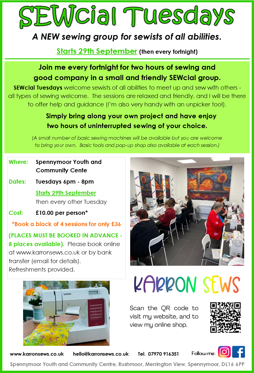 SEWcial Tuesdays - 17th November 2026
